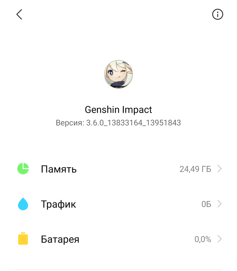 Сколько весит геншин импакт на телефоне с обновлением