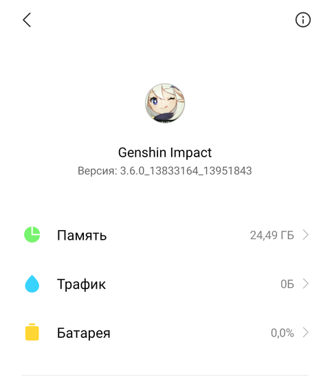 Сколько весит геншин импакт
